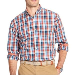 NWT‎  Small IZOD Men’s Button Down Shirt Plaid